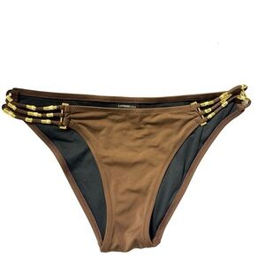 Express Swim Beaded Bikini Bottom Small